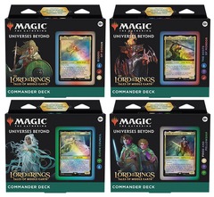 MTG LOTR Lord of the Rings: Tales of Middle-earth Commander Deck - Set of 4